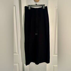 Willi Smith Elegant Black Maxi Skirt M
